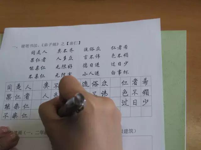 硬笔书法学习常见问题汇总
