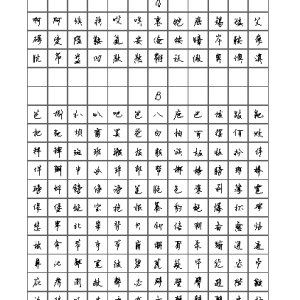 3500字钢笔行书字帖 博洋
