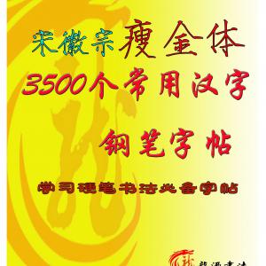 常用3500汉字瘦金体楷书米字格空心字.pdf