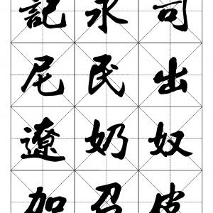 2500常用汉字 行书.pdf