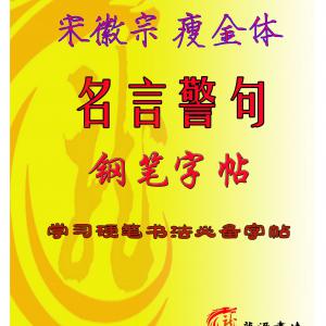瘦金体 名言警句 硬笔楷书空心字.pdf